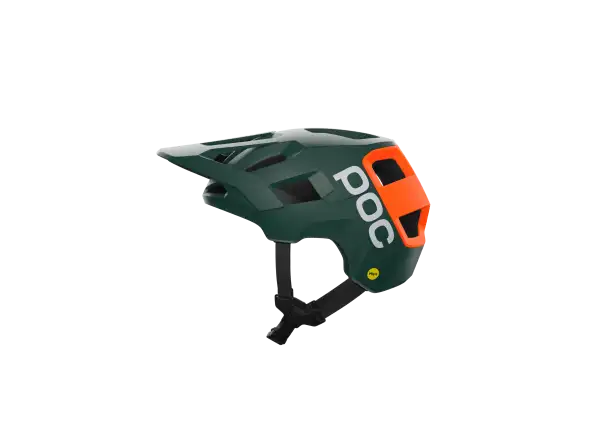 POC Kortal Race MIPS MTB přilba Pargasite Green Matt/Fluorescent Orange Matt
