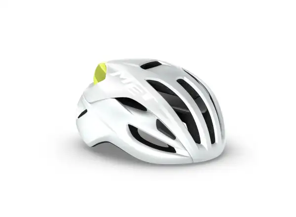 MET Rivale MIPS přilba Undyed White/Lime