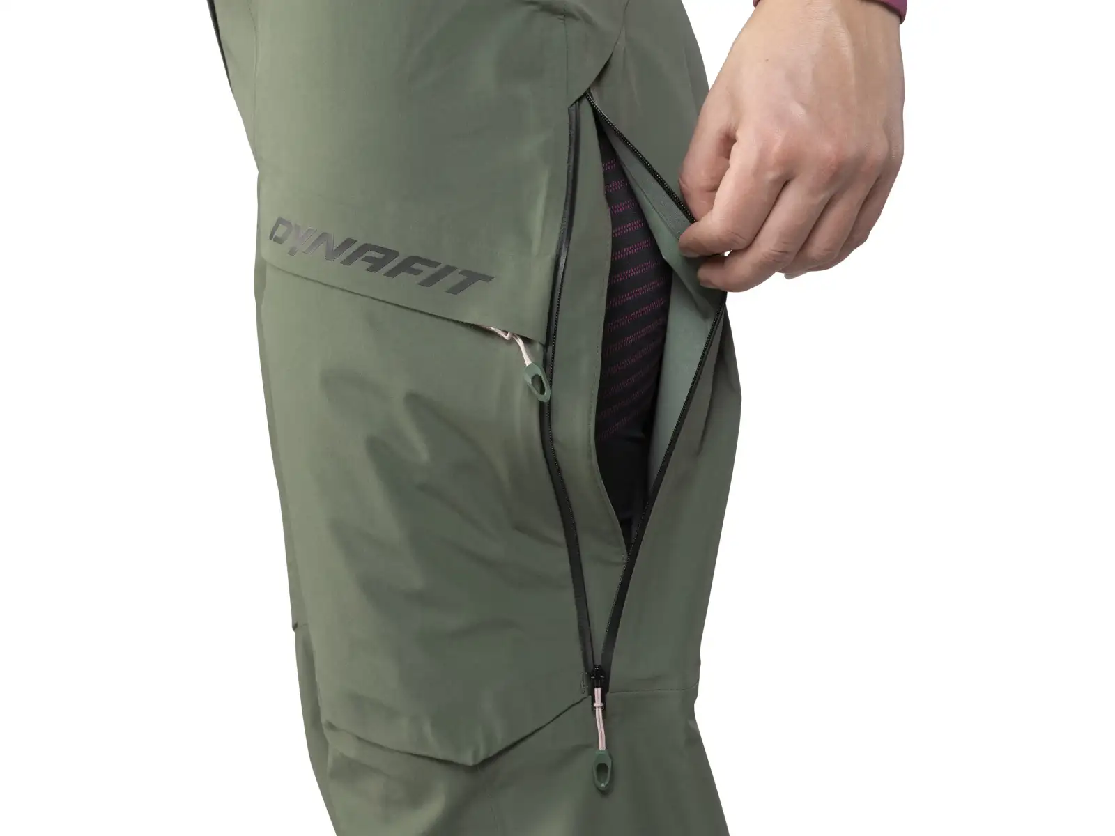 Dynafit Tigard 3L Stretch dámské kalhoty Thyme