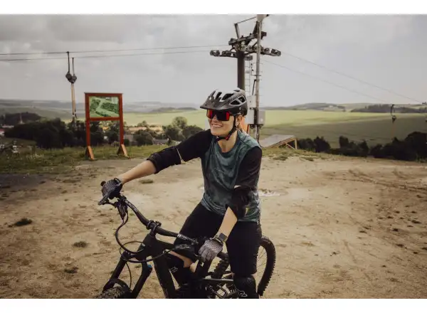 Force MTB Move pánský dres krátký rukáv tmavě zelená
