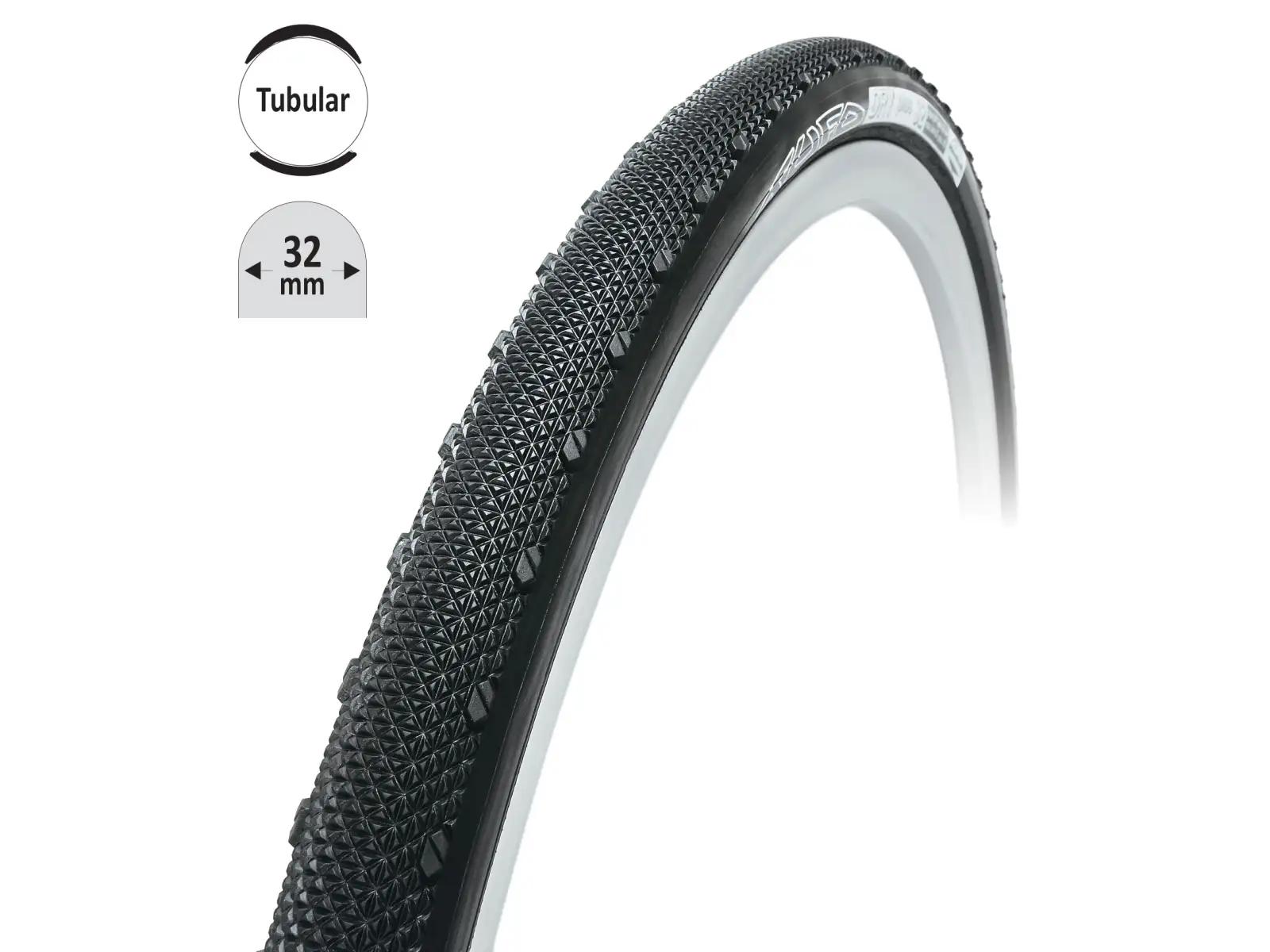 Tufo Dry Plus 32-622 cyklokrosová galuska černá