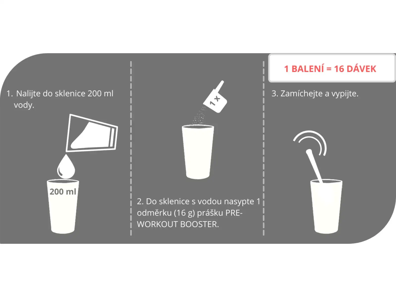 Sponser Pre-workout Booster předtréninkový booster 256 g