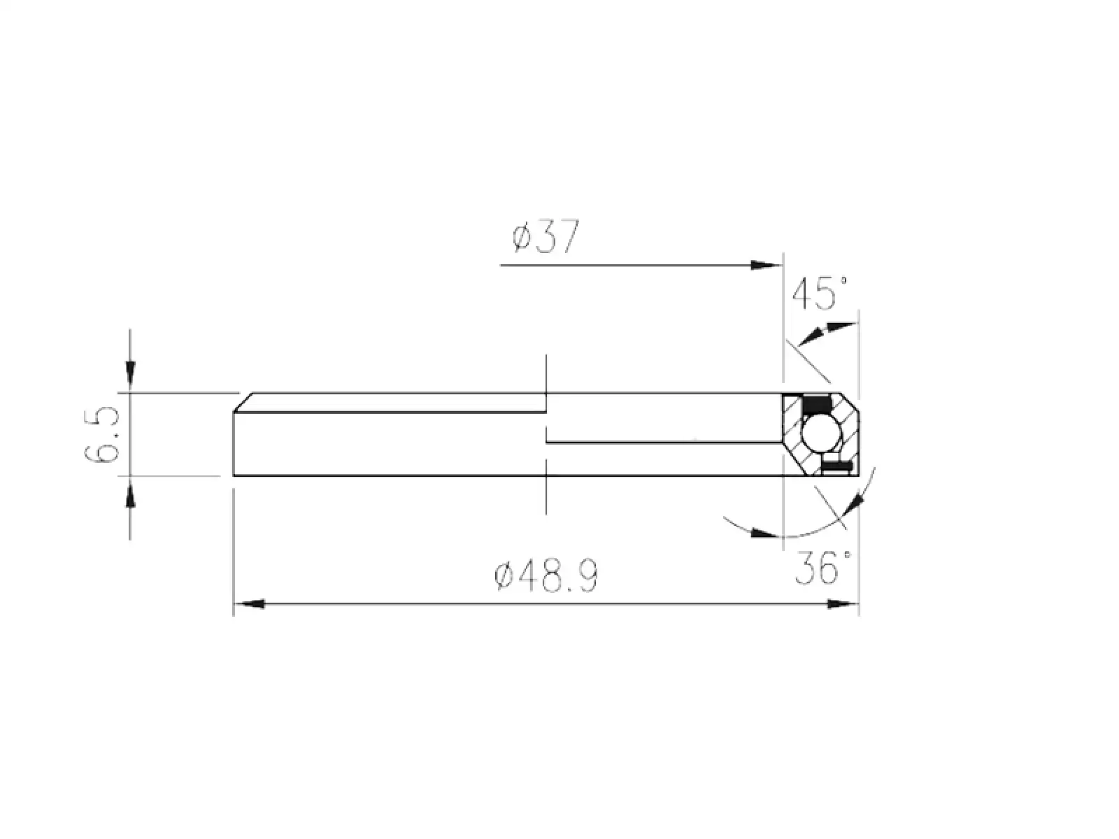 FSA IS-2-138 (MR031) 1 3/8" ložisko hlavového složení