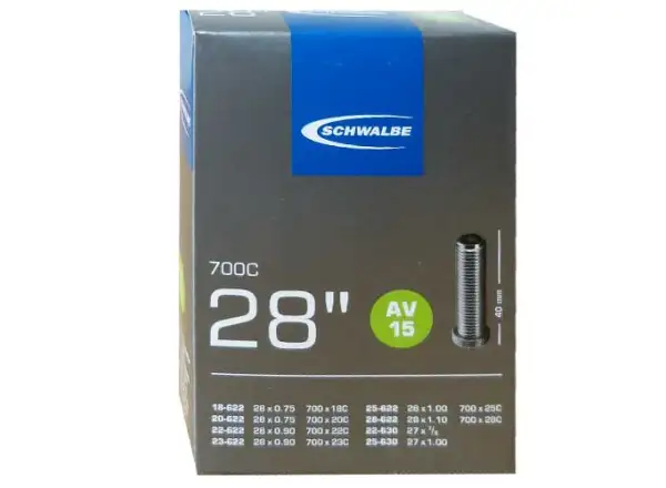 Schwalbe duše silniční 18-28/622 (AV15) autoventil 40 mm