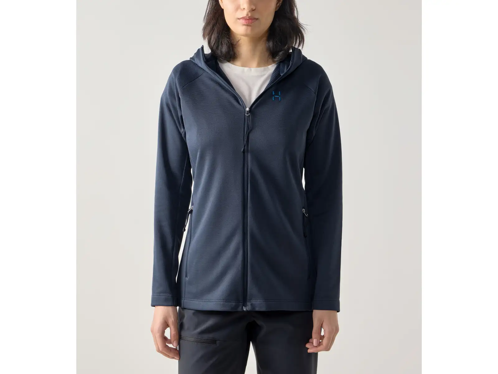 Haglöfs Korp Mid Hood dámská mikina Tarn Blue