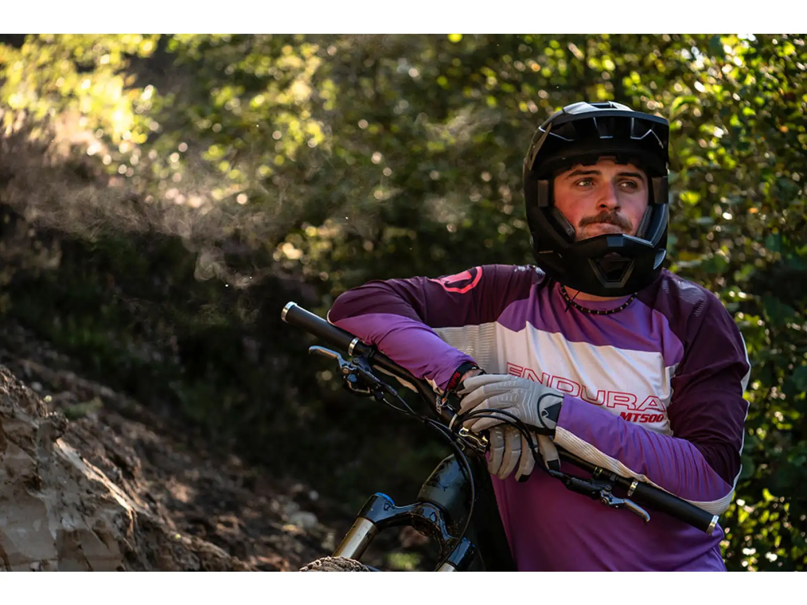 Endura MT500 Burner Lite pánský dres dlouhý rukáv Thistle
