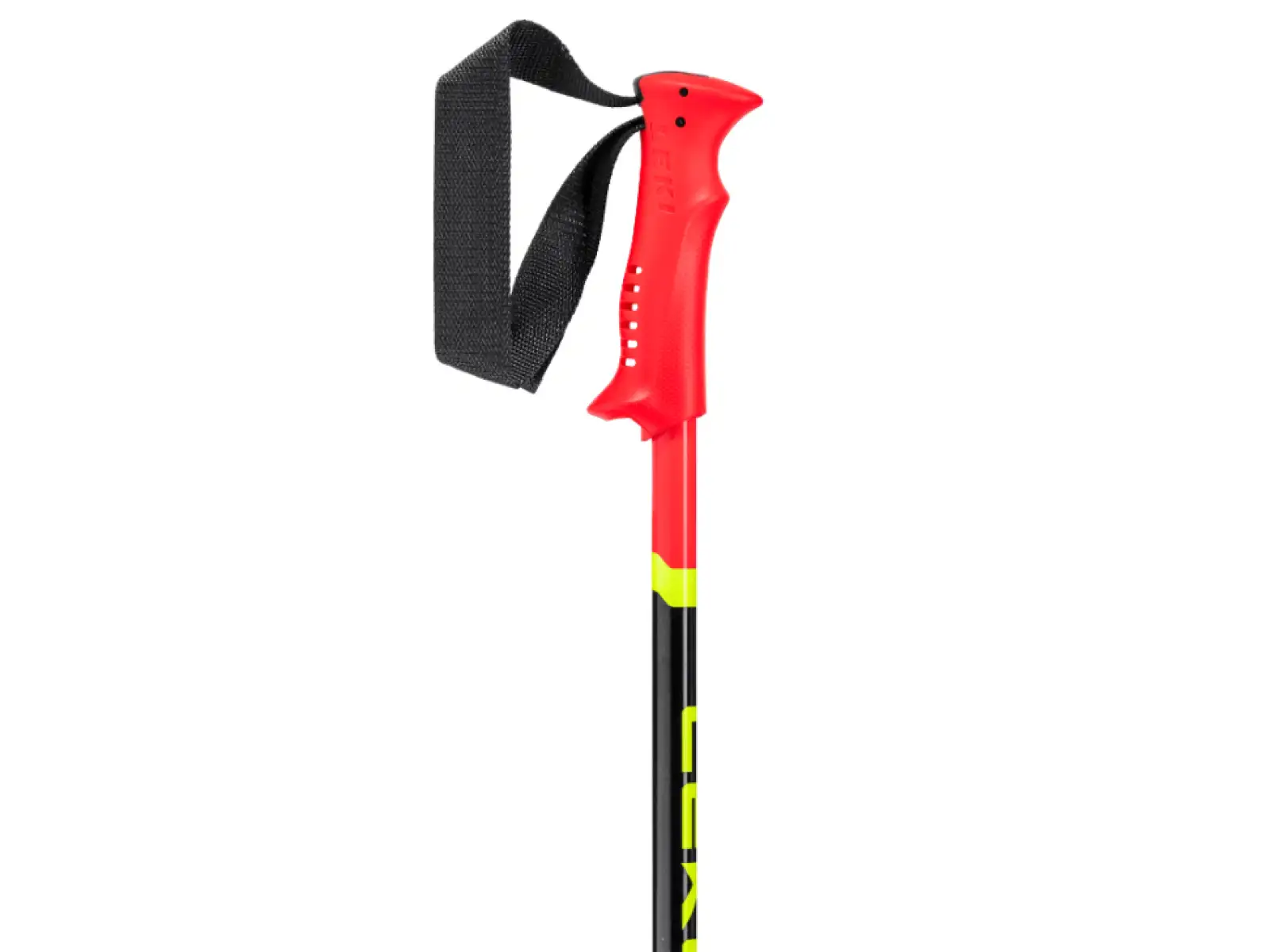 Leki Racing Kids dětské sjezdové hole Bright Red/Black/Neon Yellow