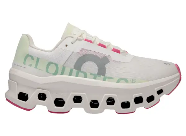 On Cloudmonster dámské běžecké boty White/Lima