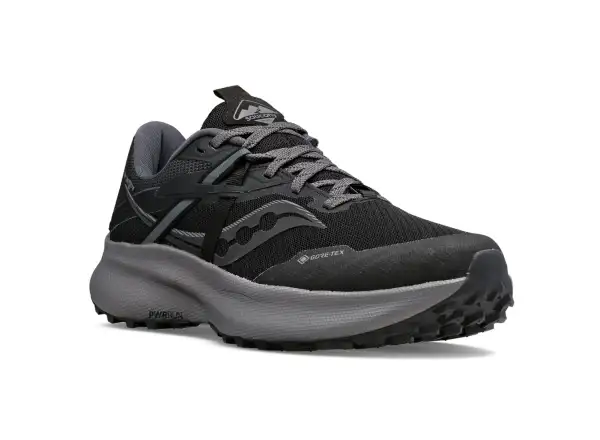 Saucony Ride 15 TR GTX dámské běžecké boty Black/Charcoal