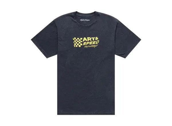 Troy Lee Designs Finish Line pánské triko krátký rukáv Black heather