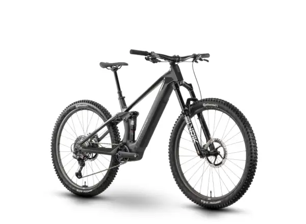 Raymon Airok Ultra celoodpružené elektrokolo Carbon Stealth/Iridescant