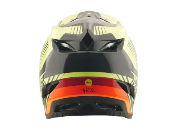 Troy Lee Designs D4 Polyacrylite Qualifier přilba Black/Yellow