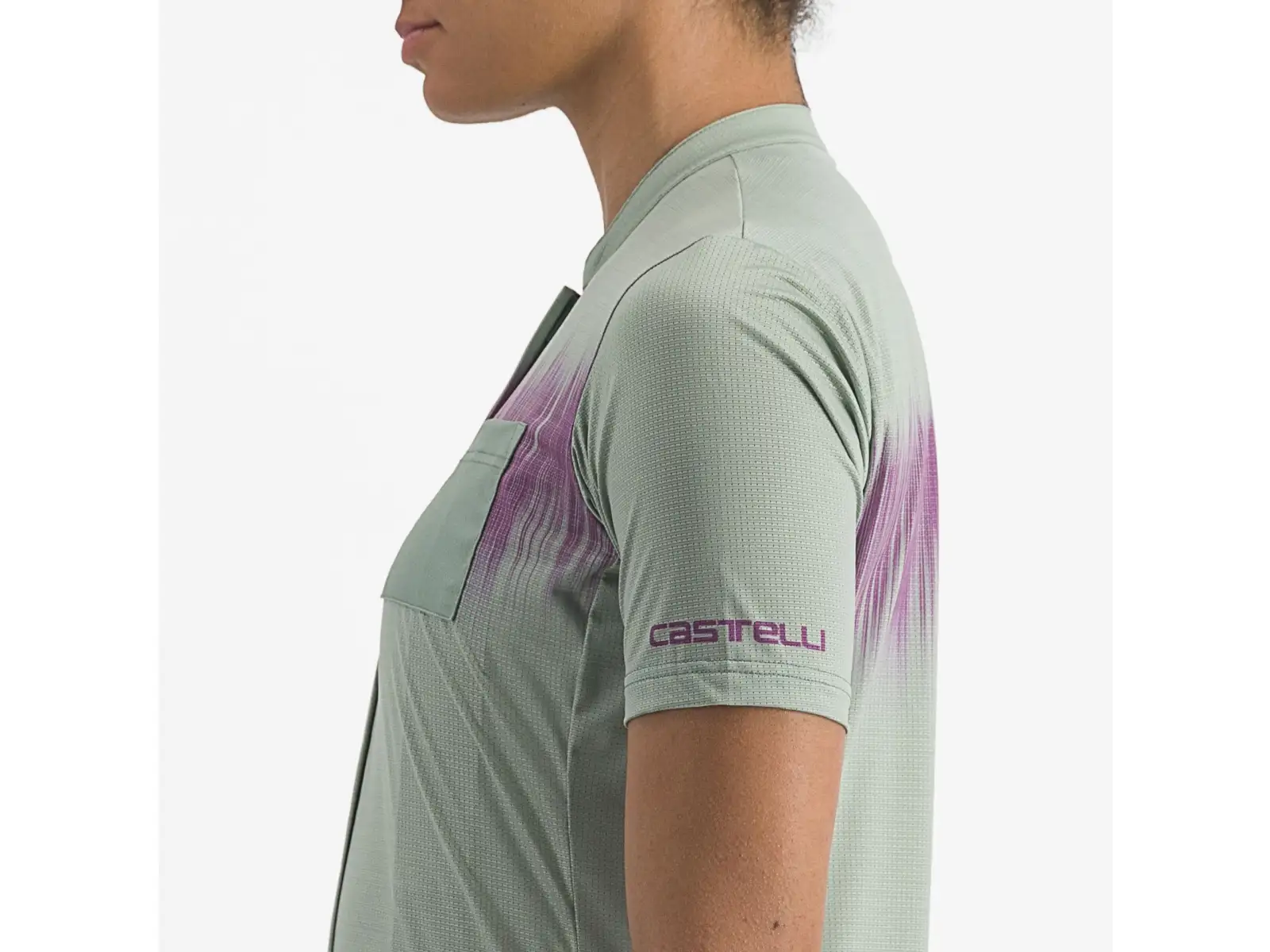 Castelli Unlimited Sentiero 2 dámský dres krátký rukáv Defender Green