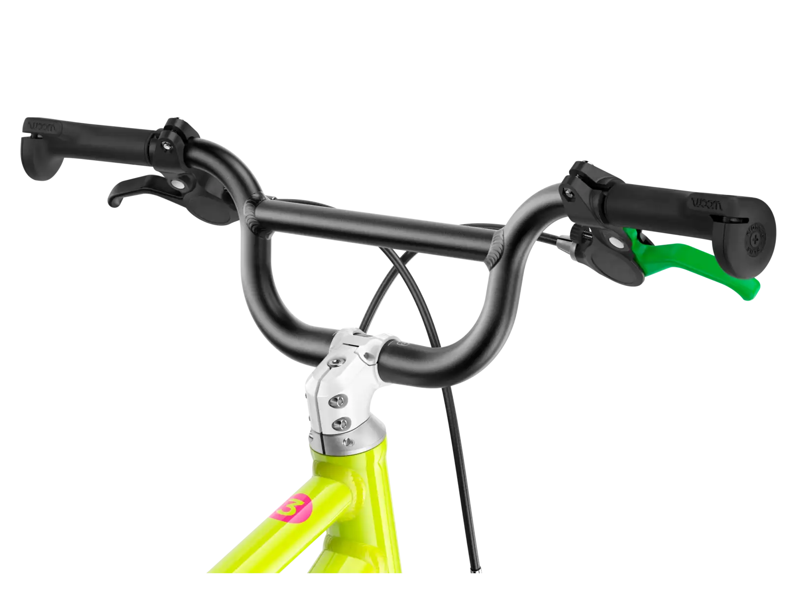 Woom GO 3 dětské kolo neon lime