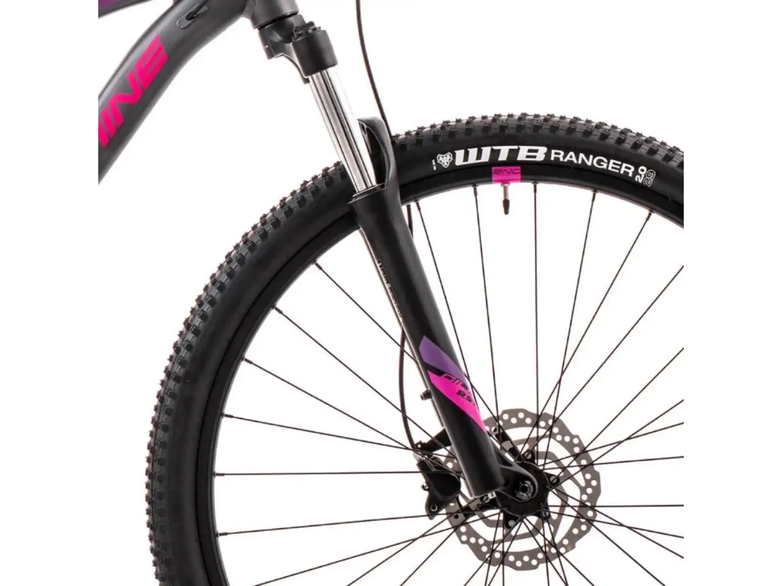 Rock Machine Catherine 10-29 mat anthracite grey/pink/violet horské kolo