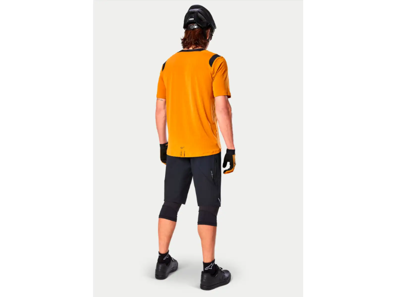 Alpinestars A-Dura Dri Wool pánský dres krátký rukáv Dark Gold
