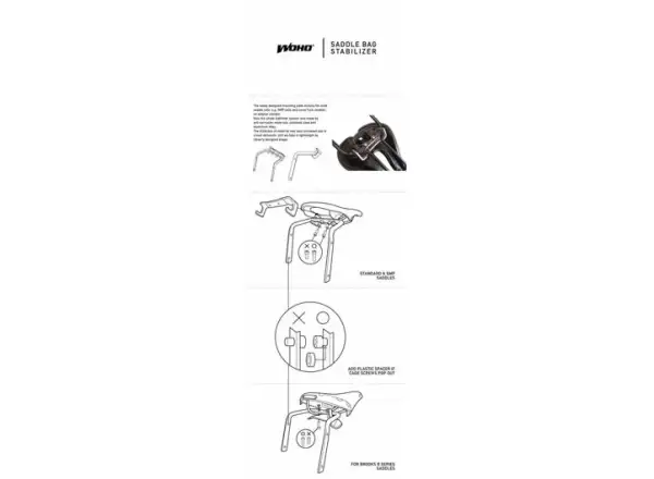 Woho Saddle Bag V2 stabilizátor Black