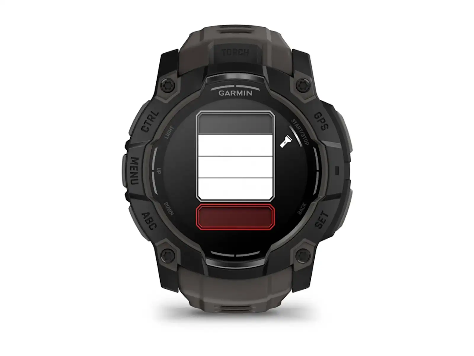 Garmin Instinct 3 Amoled 50 mm chytré hodinky Black/Charcoal pásek