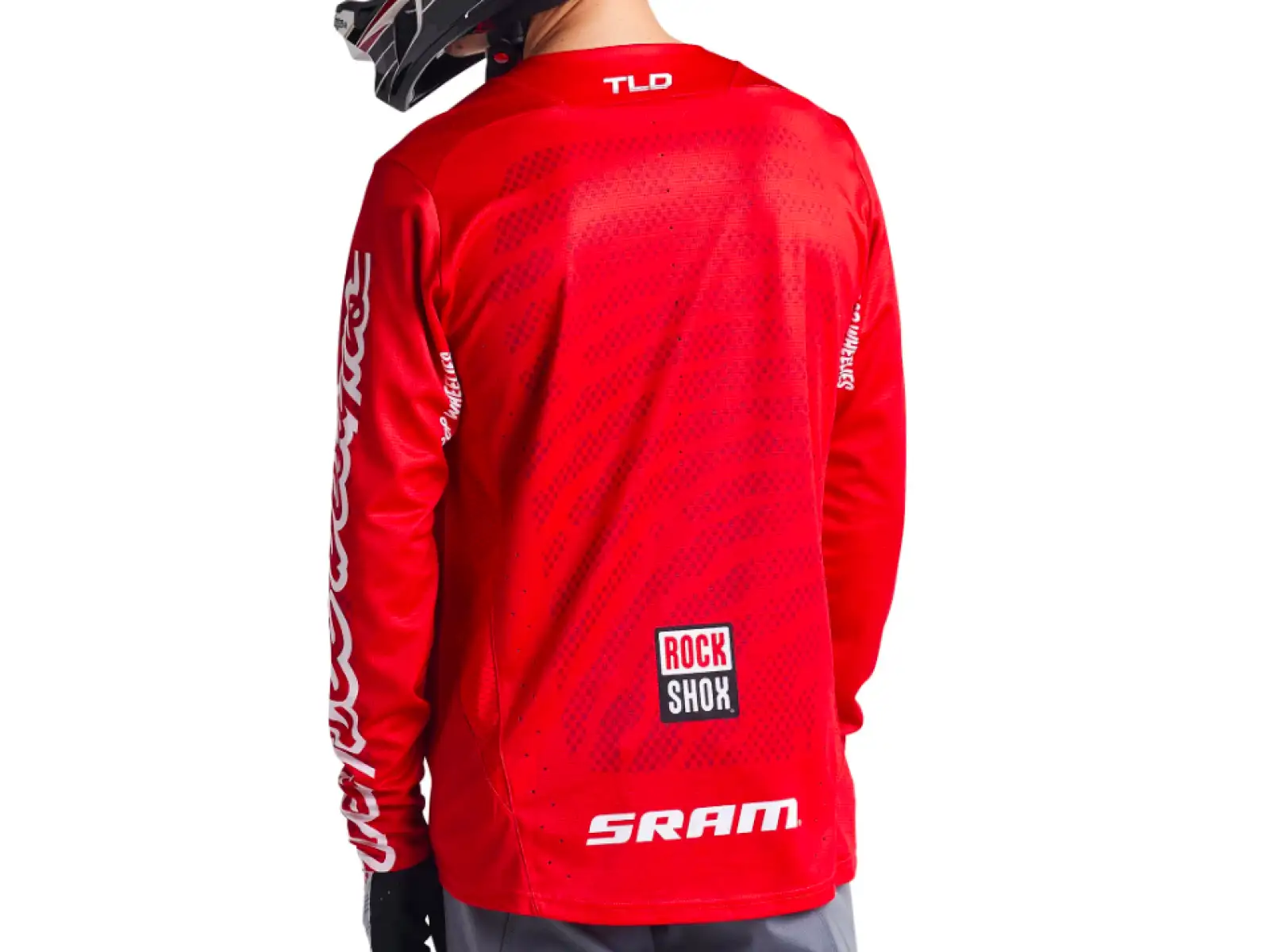 Troy Lee Designs Sprint Sram Shifted pánský dres dlouhý rukáv Fiery Red