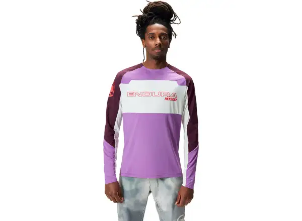 Endura MT500 Burner Lite pánský dres dlouhý rukáv Thistle