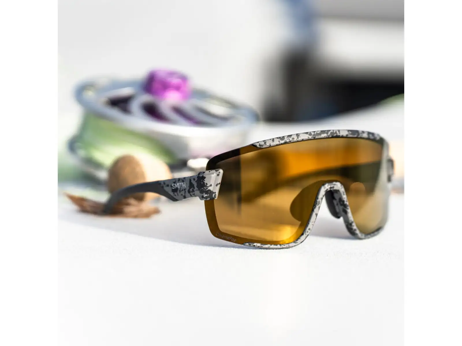 Smith Wildcat brýle Mate Gray/Marble/ChromaPop Polarized Bronze Mirror