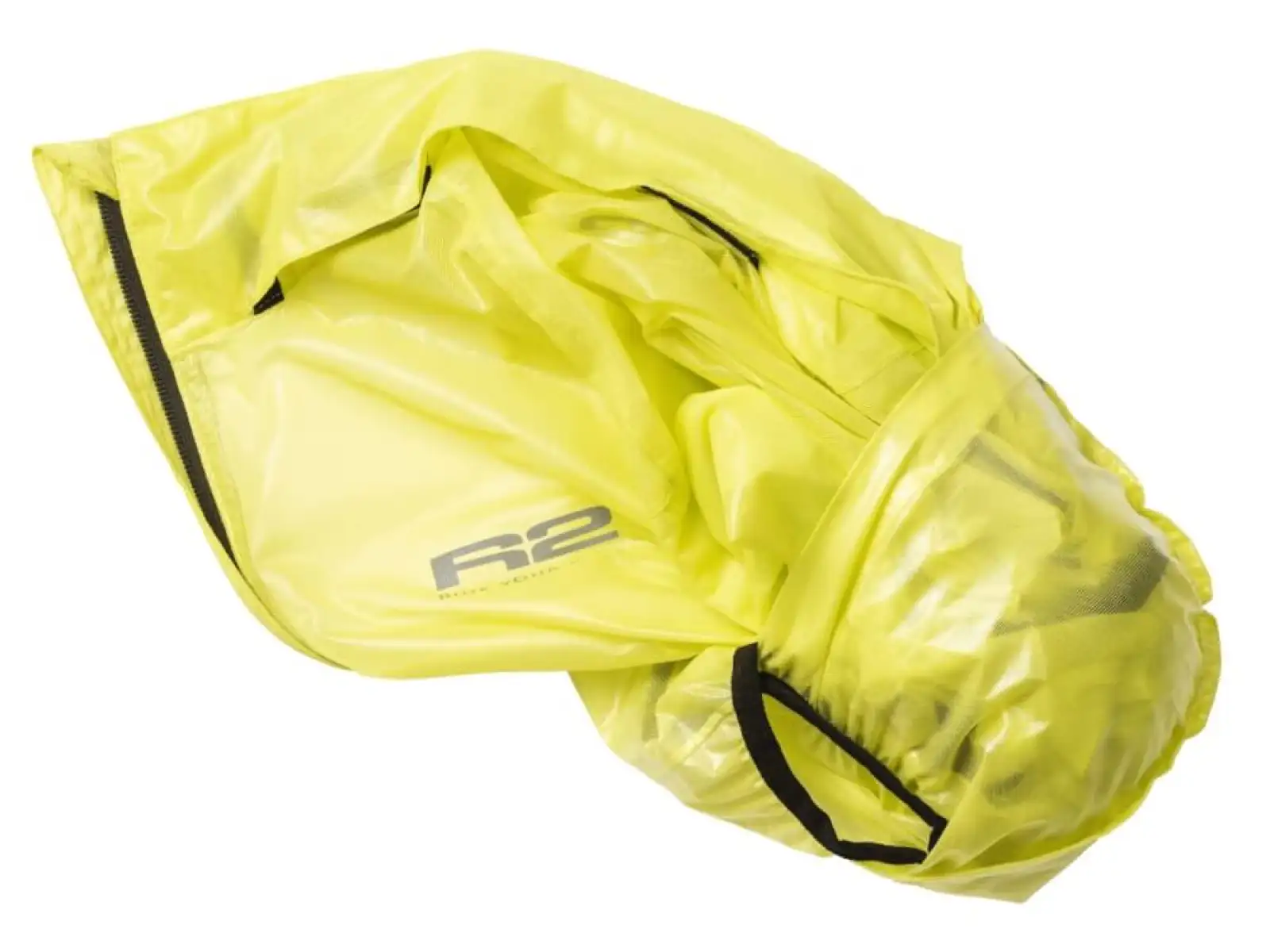 R2 Surly pánská bunda transparentní fluo žlutá