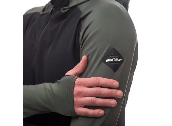 Sensor Coolmax Thermo pánská bunda Olive Green/černá