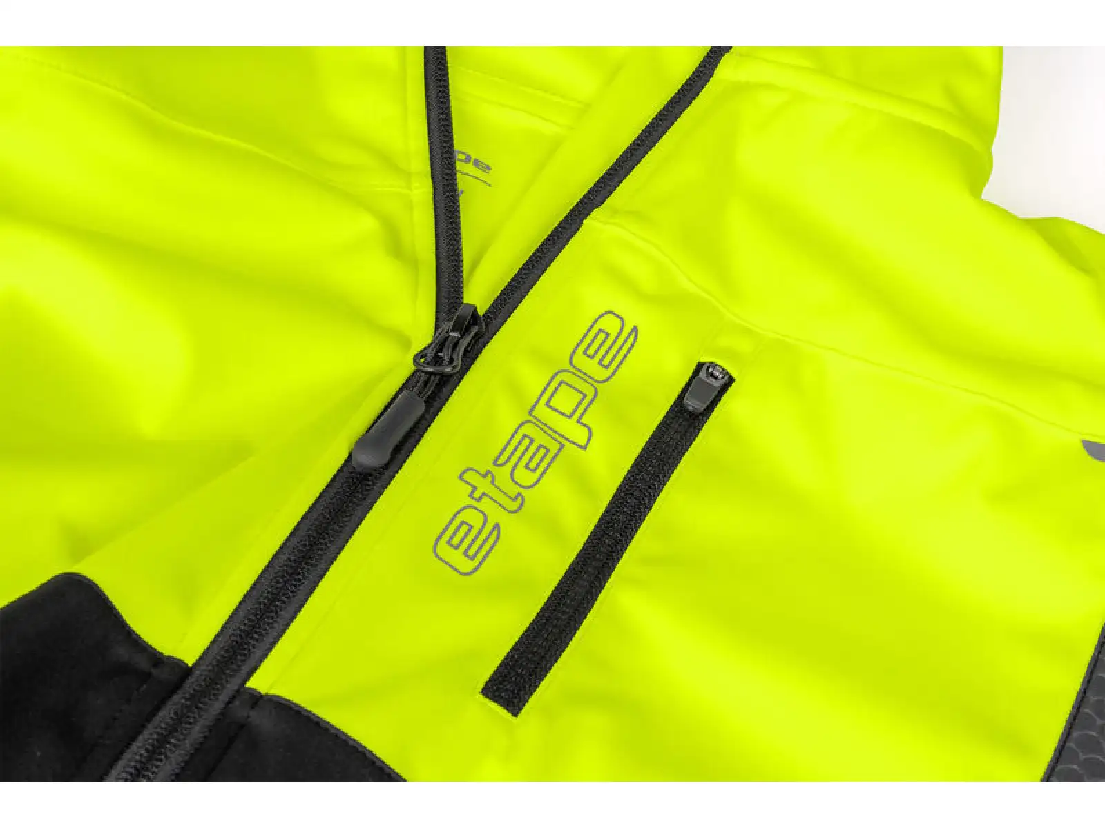 Etape Strong 2.0 pánská bunda černá/žlutá fluo