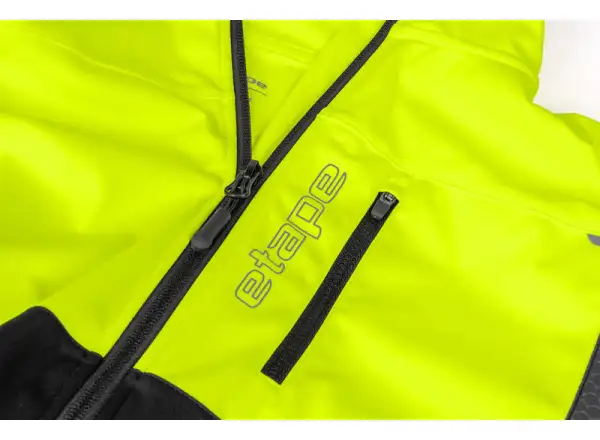 Etape Strong 2.0 pánská bunda černá/žlutá fluo