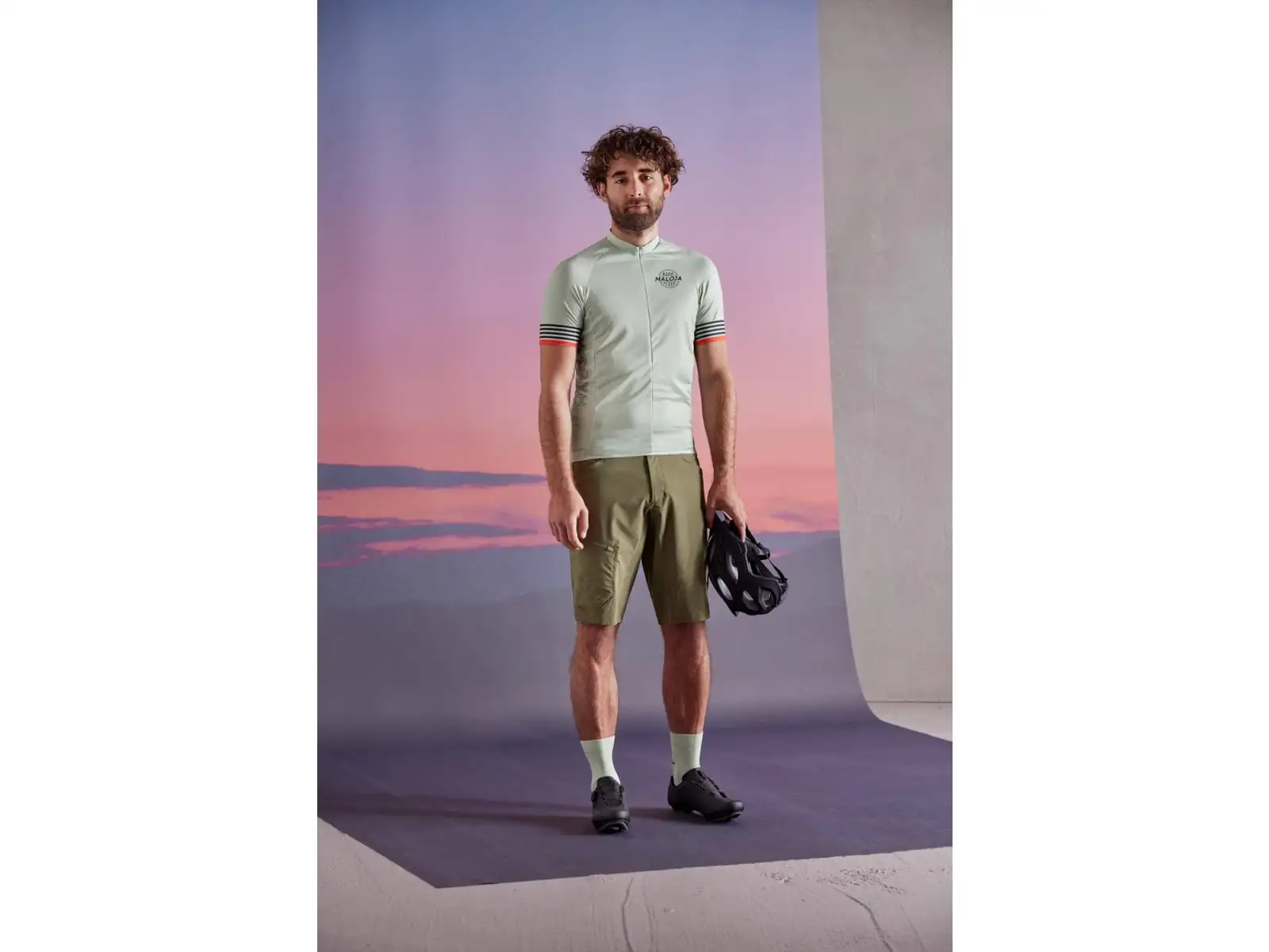 Maloja TeseroM. pánský dres krátký rukáv Pastel Pine