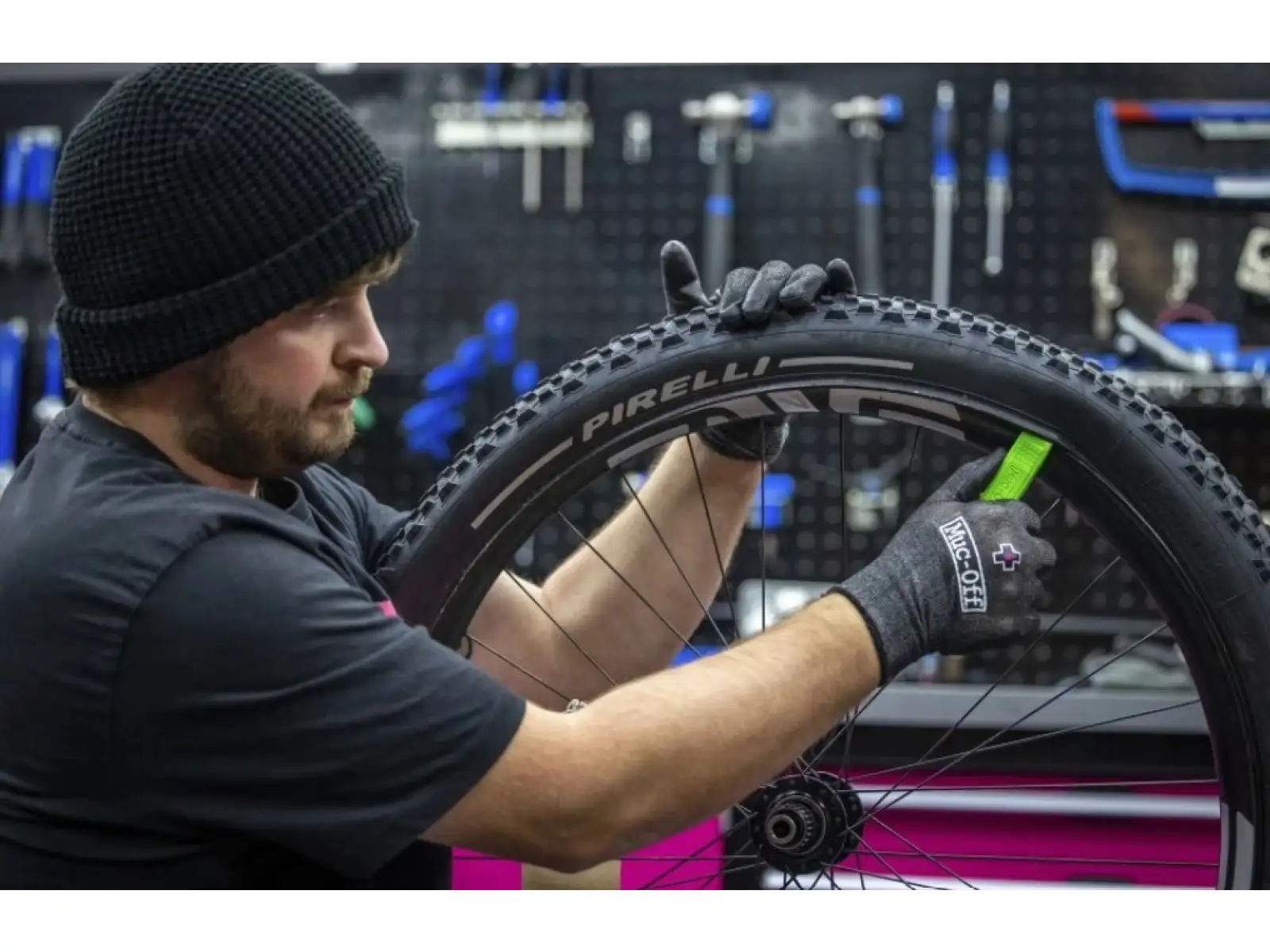 Muc-Off Rim Stix montpáky růžová