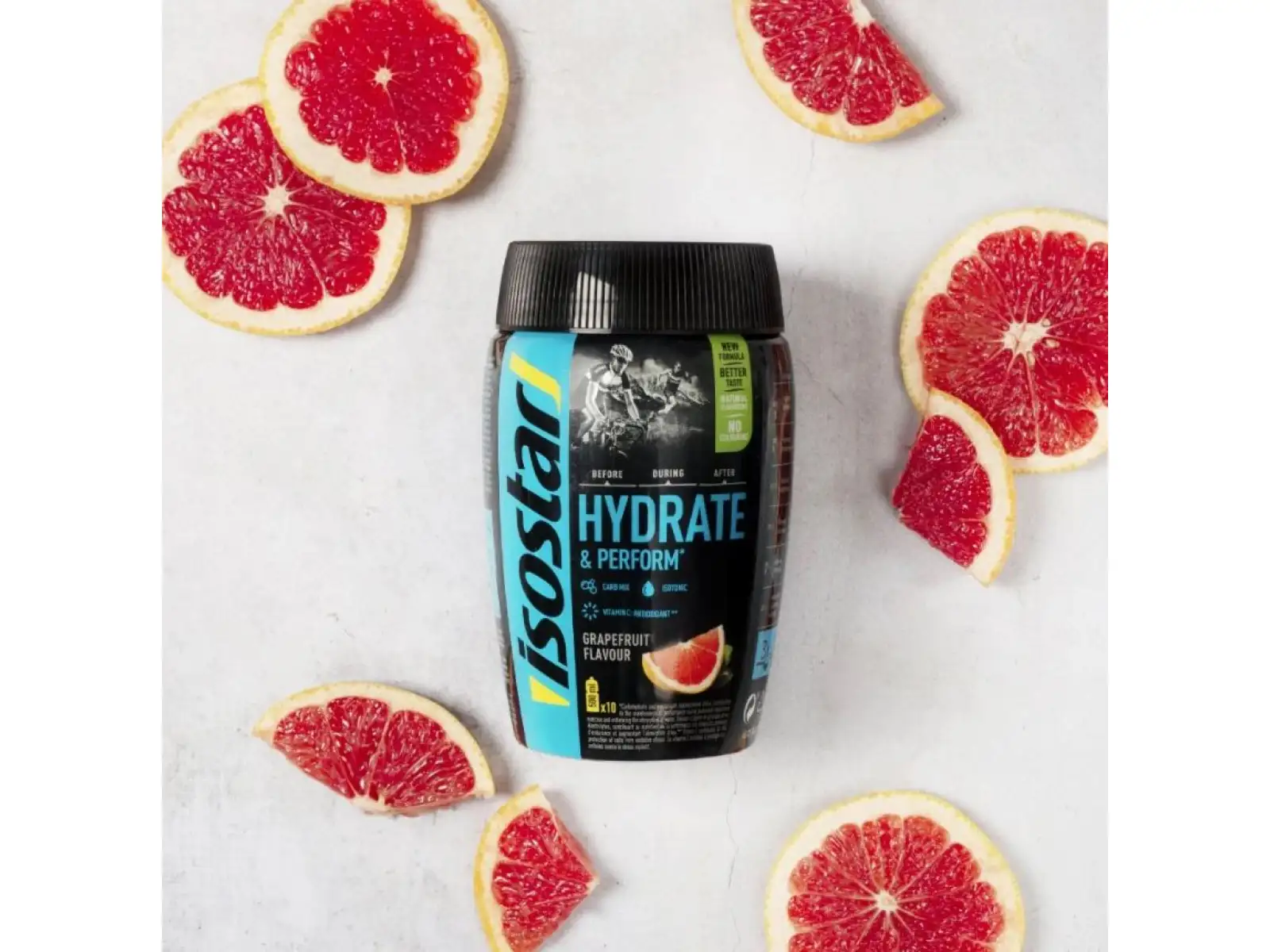 Isostar Hydrate & Perform iontový nápoj 400 g grep
