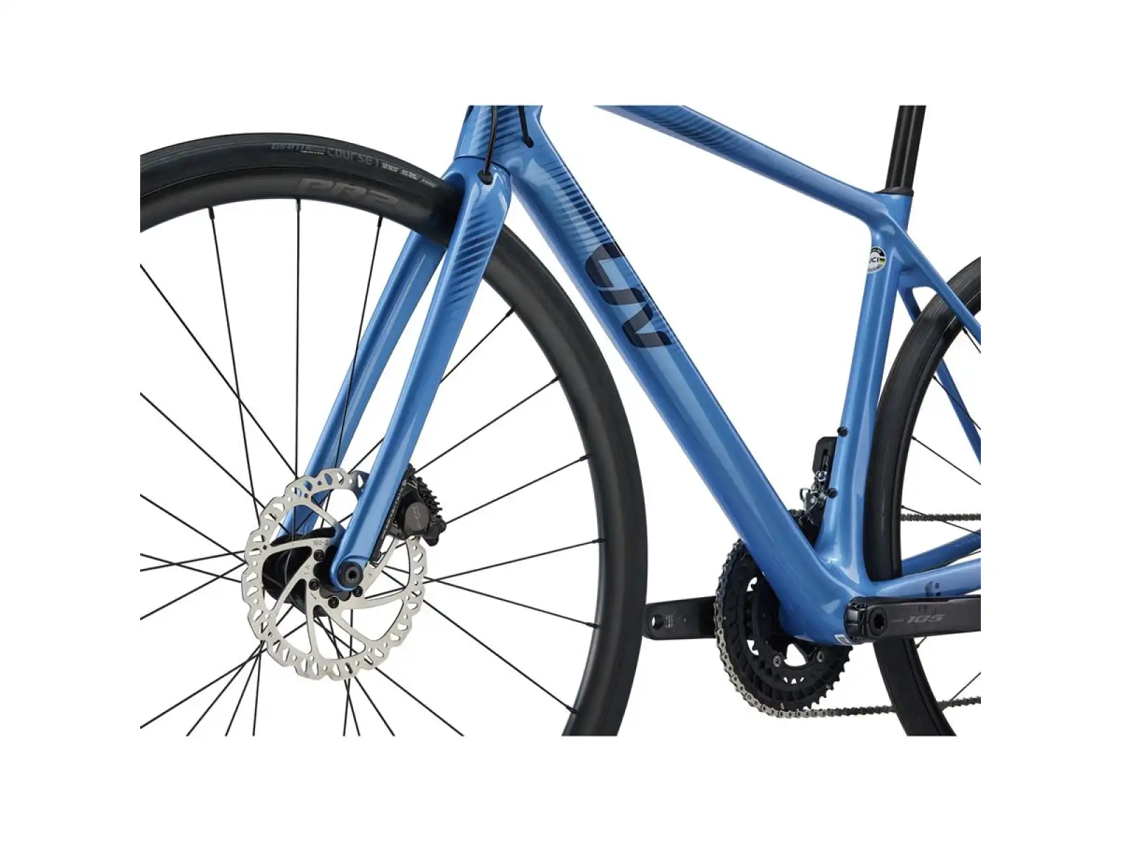 Liv Langma Advanced 1 Disc silniční kolo estoril blue