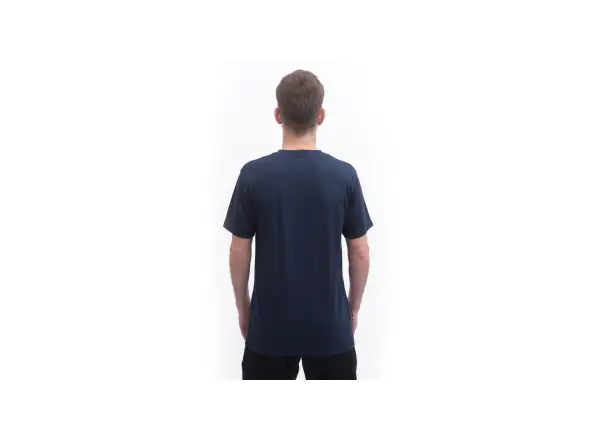 Sensor Merino Active Outside pánské triko krátký rukáv Deep Blue
