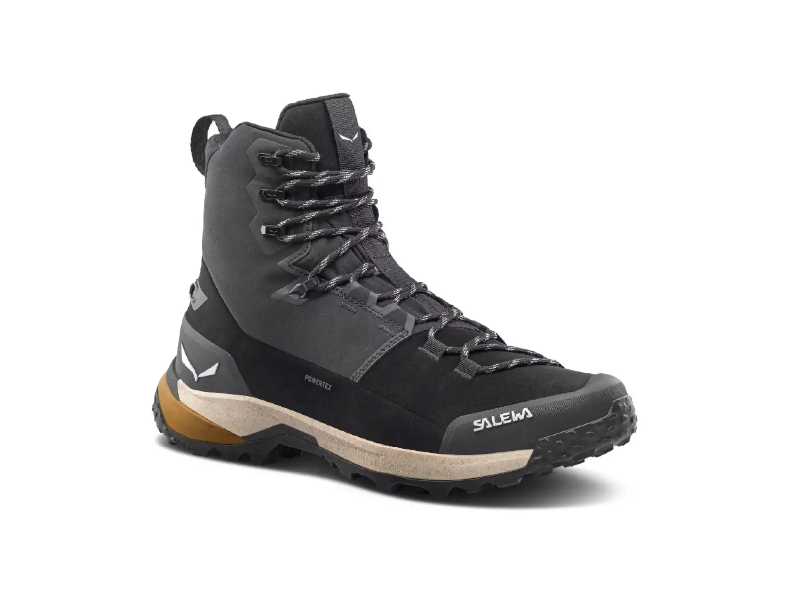 Salewa Puez Winter Mid PTX pánské boty Black / Black