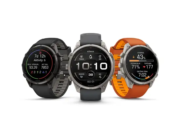 Garmin fenix 9 Pro inReach 43 mm chytré hodinky Carbon gray DLC Titanium Black/Pebble gray