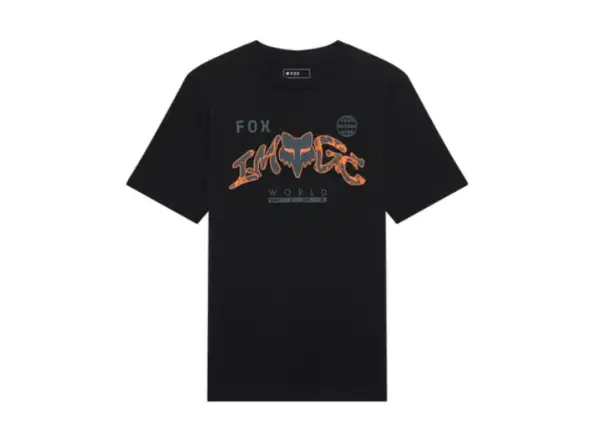 Fox Yth Image Print dětské triko krátký rukáv Ultra Black