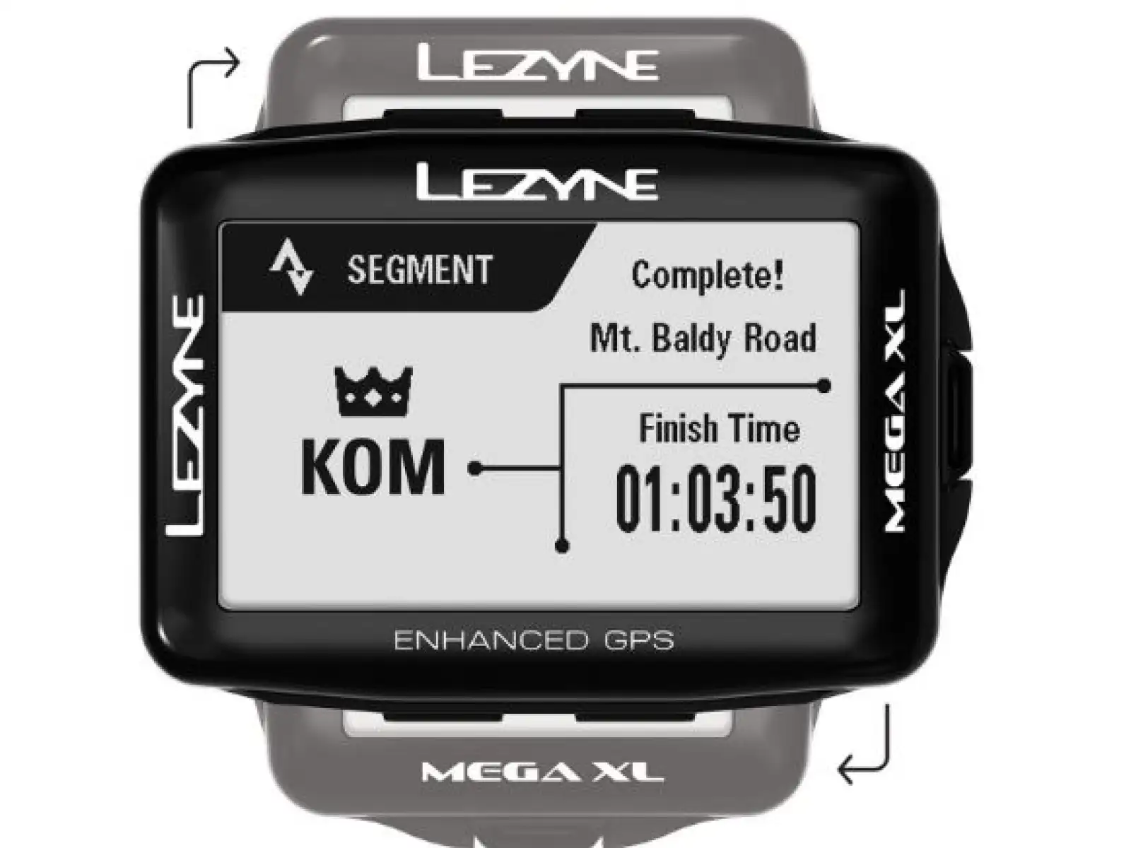 Lezyne Mega XL GPS navigace černá