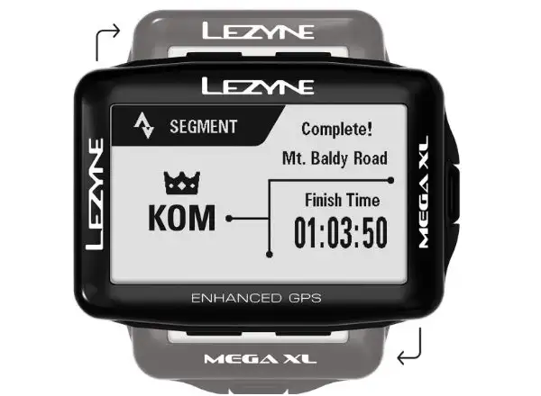 Lezyne Mega XL GPS navigace černá