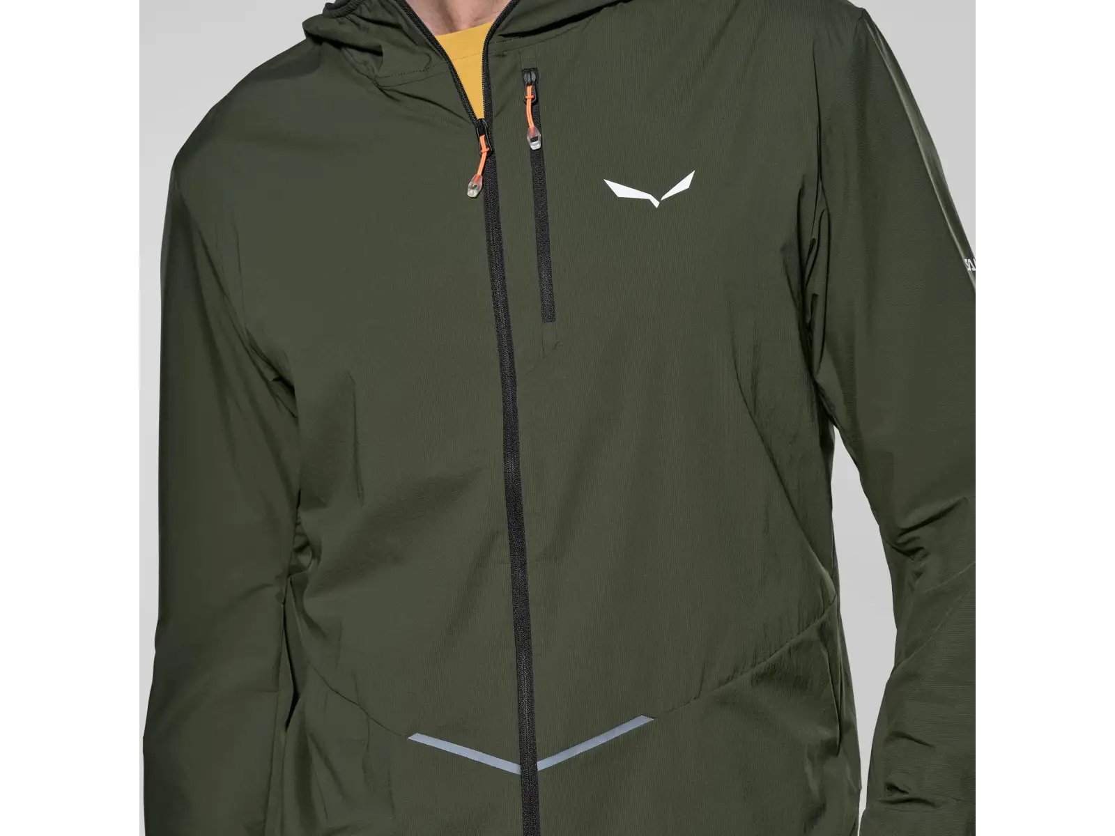 Salewa Pedroc Wind Light pánská mikina Dark Olive