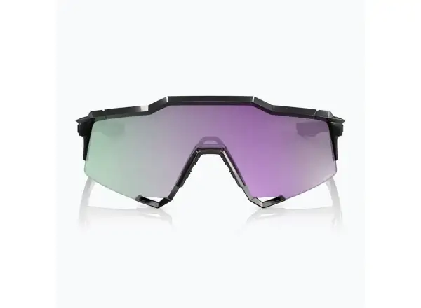 100% Speedcraft sluneční brýle Polished Black/HiPER Polarized Lavender Mirror