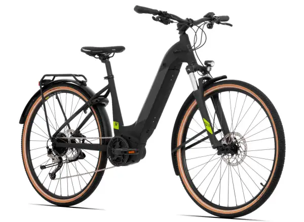Rock Machine Crossride e500 B Touring krosové elektrokolo Matte Black/Grey