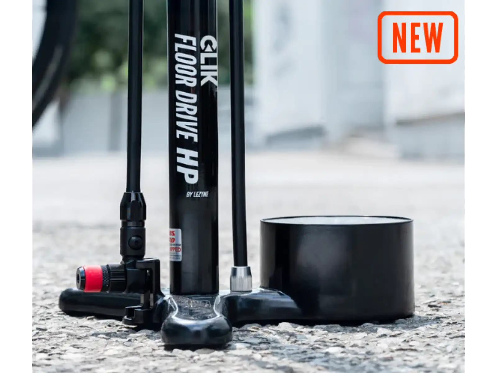 Lezyne CLIK Floor Drive HP pumpa Black