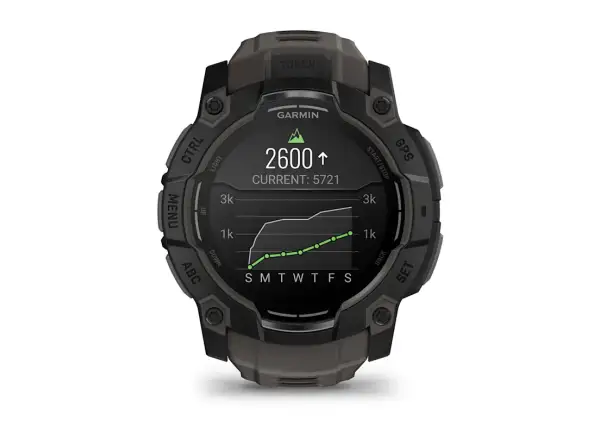 Garmin Instinct 3 Amoled 50 mm chytré hodinky Black/Charcoal pásek