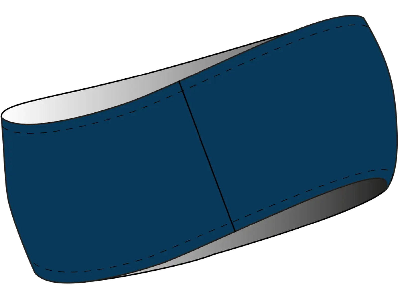 Leki 4-Season Headband čelenka True Navy Blue/White
