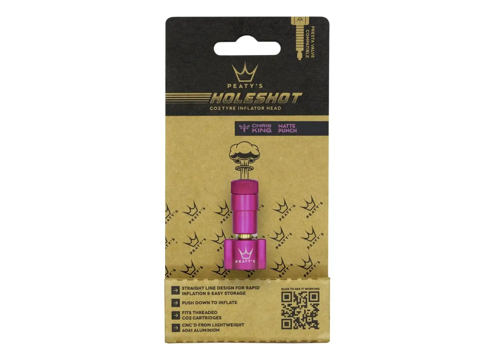 Peatys Holeshot CO2 hlavice pumpy Punch