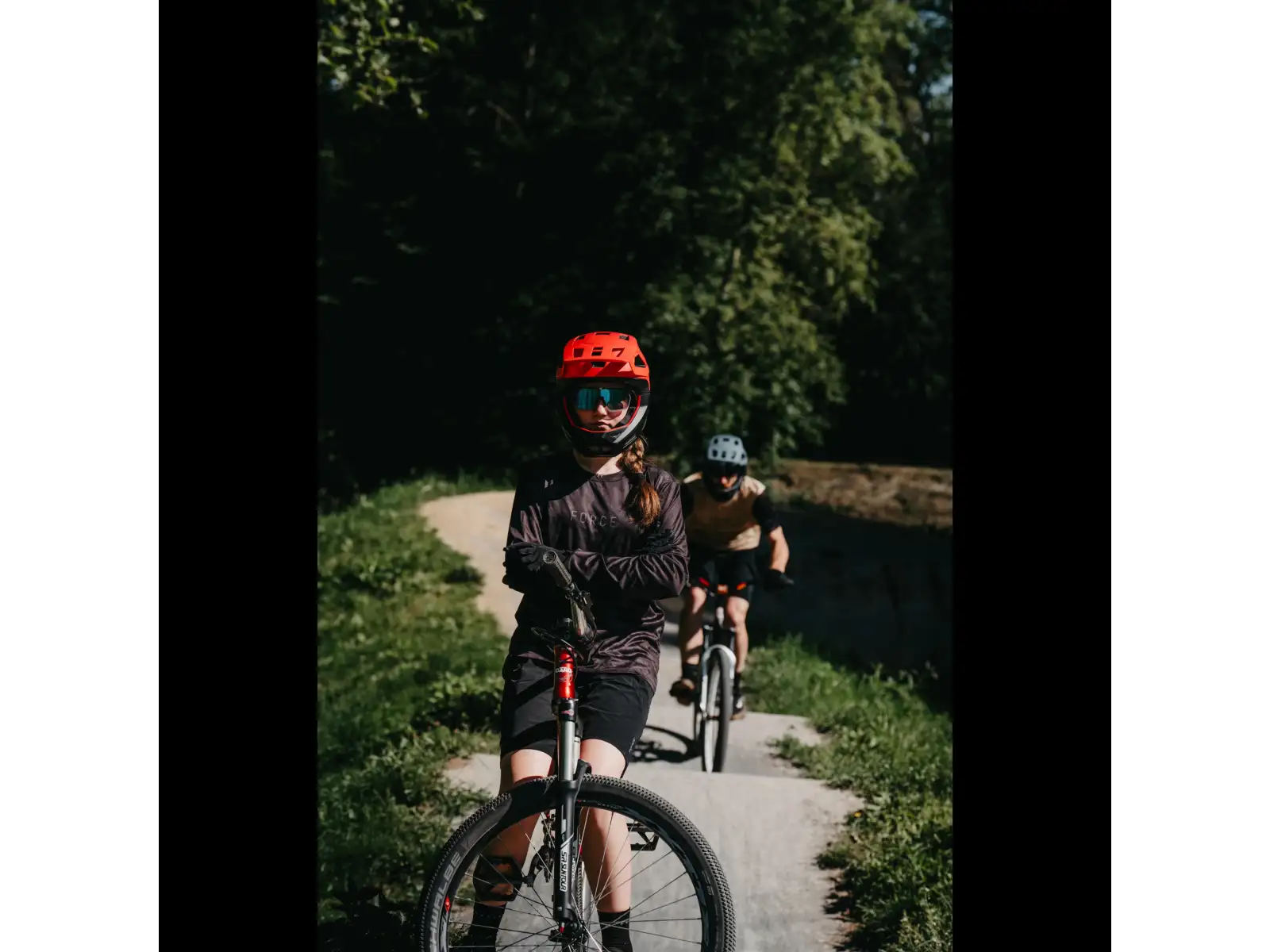 Force MTB Rules pánský dres dlouhý rukáv černá/šedá