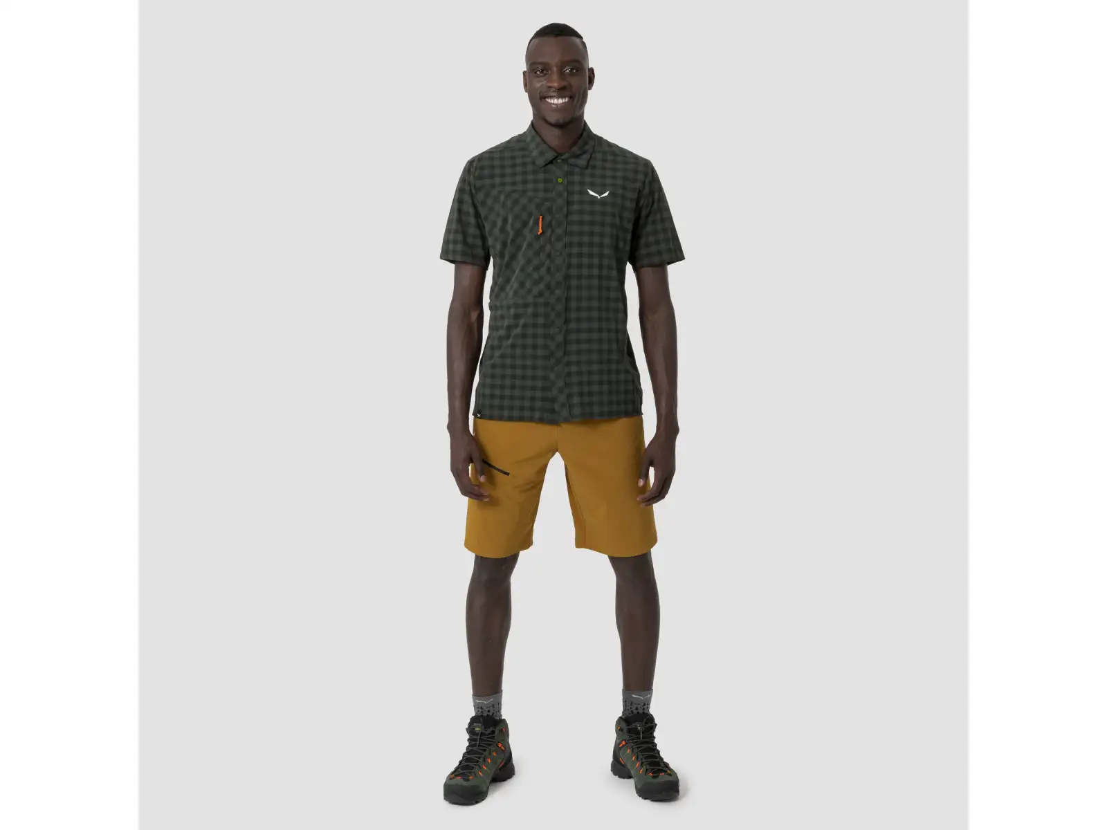 Salewa Puez Dry pánská košile Bombay Brown