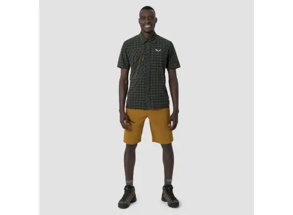 Salewa Puez Dry pánská košile Bombay Brown
