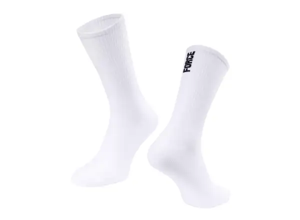Force Longer Slim ponožky bílá